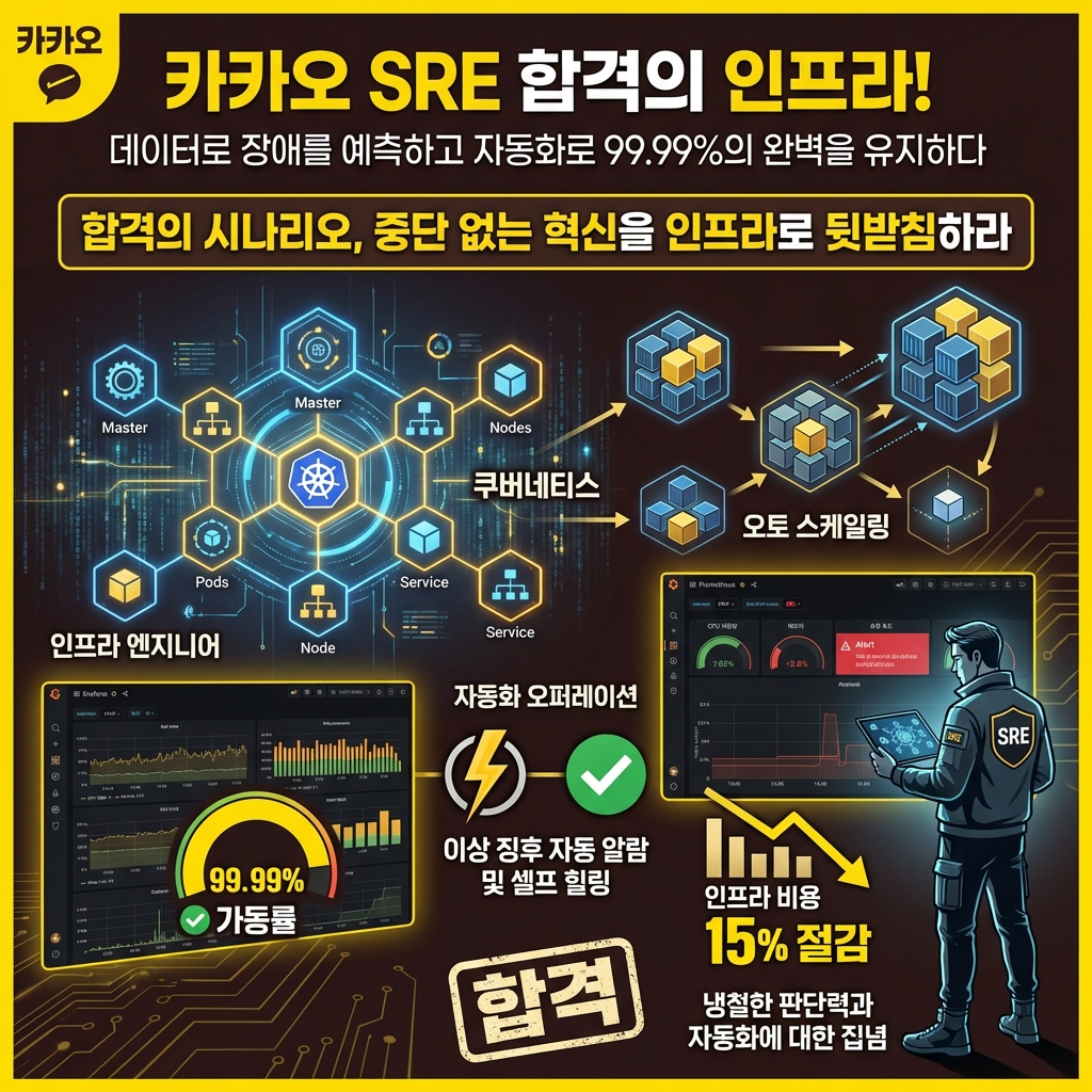 카카오 SRE 인프라 엔지니어 합격 자소서 Kubernetes 패턴 | 커리어던