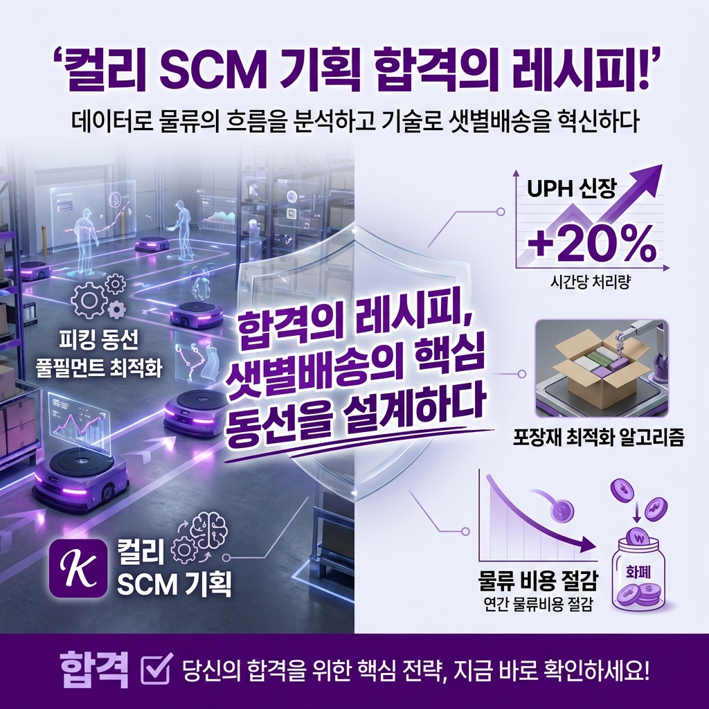 컬리 SCM 기획 합격 자소서 콜드체인·새벽배송 루트·재고 회전율 패턴 | 커리어던