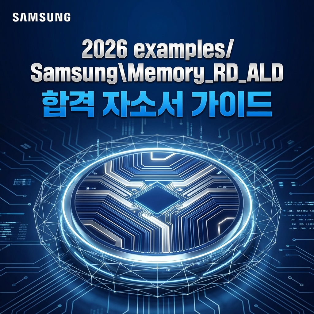 삼성전자 메모리 연구개발(ALD) 합격 자소서 | 신물질 증착·박막 결함 제어·초격차